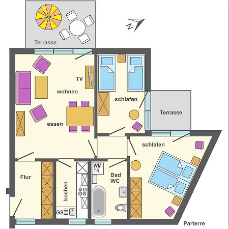 Freesenbruch - Ferienwohnung 1.3 * Zingst